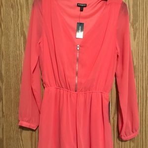 Coral Romper- NEW